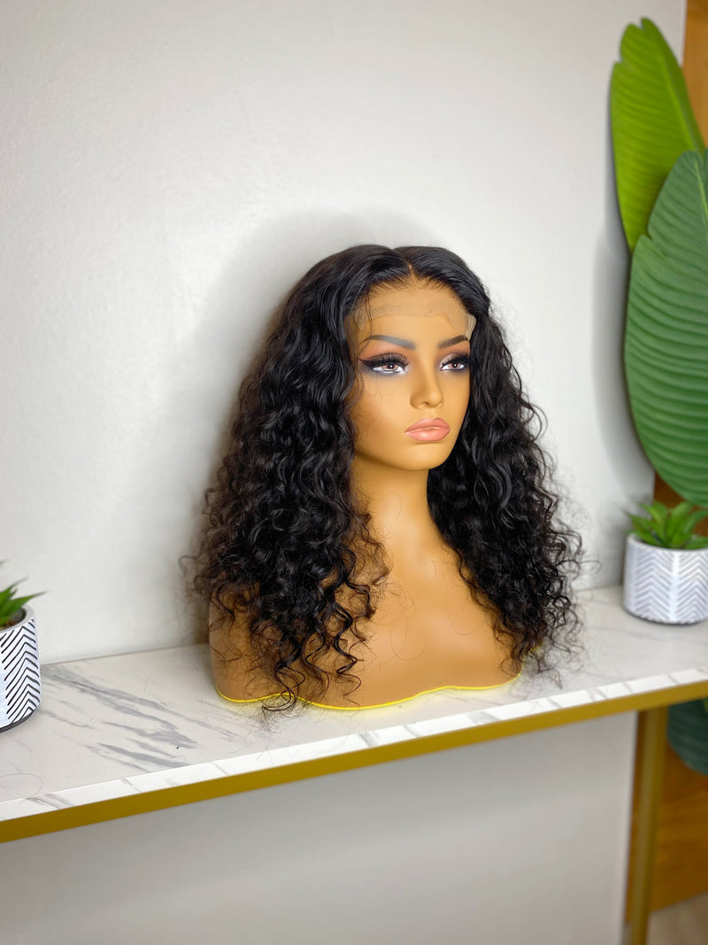 ROSE - Raw Indian Curly Custom Made 5x5 HD Lace Closure wig