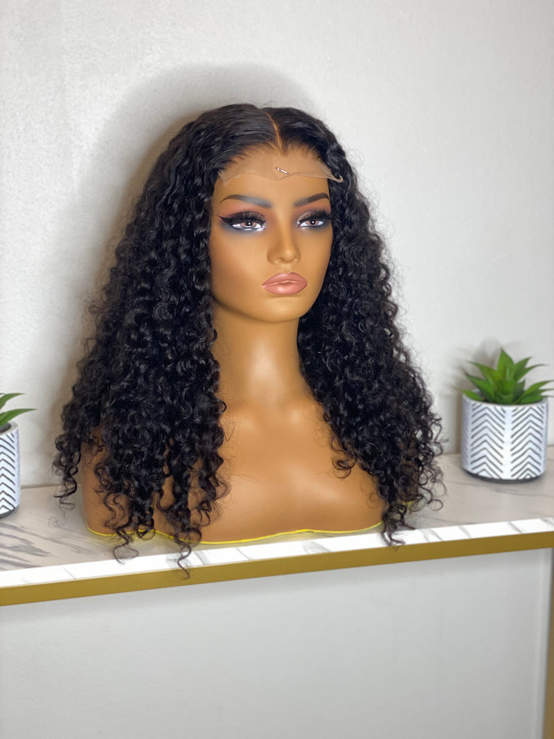 VANNA - Raw Burmese Curly Custom Made 5x5 HD Lace Closure wig