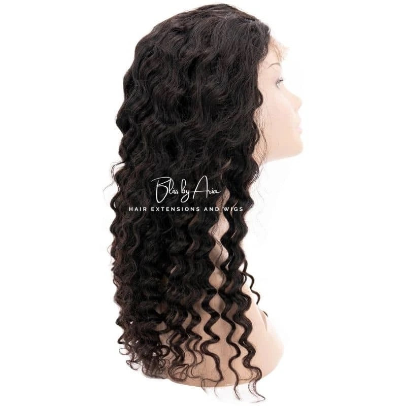 Deep Wave HD Lace Closure Premade Wig