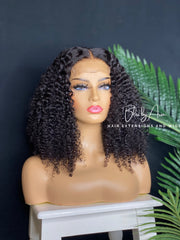 BIANCA kinky Curly Lace closure wig(Custom-Made)