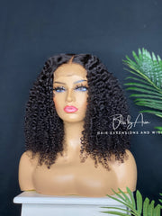 BIANCA kinky Curly Lace closure wig(Custom-Made)
