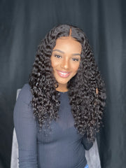 NICOLE - Deep Curly lace Closure Wig (Custom-Made)