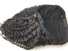 3C/4A Kinky Curly Drawstring Ponytail