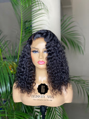 NICOLE - Deep Curly lace Closure Wig (Custom-Made)