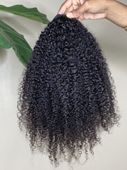3C/4A Kinky Curly Drawstring Ponytail