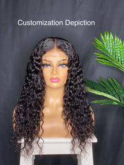 Deep Wave HD Lace Closure Premade Wig