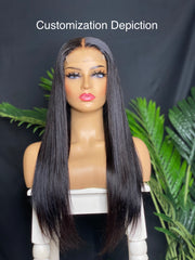 Glueless Straight Lace Closure Wig